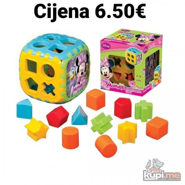 Igracka za djecu - Minii Maus kocka sa geometrijskim figurama